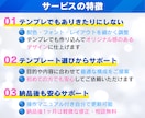 Studioのテンプレートを使ってHPを作成します テンプレを活用し、低価格・短納期・高品質なサイトを制作します イメージ2