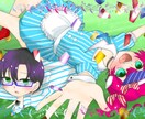 サムネ用イラストを描きます かわいい系の全身イラストを描きます。 イメージ1