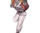 キャラクター立ち絵を描きます 細やかで厚塗りなキャラクター立ち絵を作成します。 イメージ4