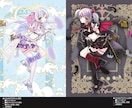 最短当日！IRIAM◎天使or悪魔イラスト描きます 配信にも！天使・悪魔衣装のキャラ立ち絵を即納でお書きします イメージ3