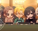 等身が選べる！かわいいミニキャライラスト描きます 可愛いグッズ制作や商用利用可能です♪ イメージ6
