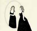アンティークな線画イラストを描きます アンティークやレトロなイラストが得意です。 イメージ1