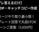 忙しい店主さん！テンプレでPOP文章3案作ります 文章が苦手な店主さんへ！答えるだけで魅力伝わるPOP作ります イメージ1