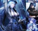 美麗な厚塗りイラストを制作致します 魅惑的な美女やイケメンがお好きな方に選ばれています。 イメージ5