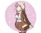 アニメ塗りアイコンイラスト描きます かっこいい&可愛いどちらも対応！画面を華やかに！ イメージ1