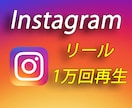 インスタのリール 1万回再生 拡散します 【保証付】動画・IGTV・リール対応☆最安値挑戦☆ イメージ1