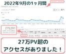 月最高27万PVブログに広告・SNSなど掲載します 1100以上の全記事に掲載で露出が高く読者が興味をもちやすい イメージ3