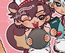 SNS用アイコン作成します Cuteで鮮やかなキャラクターアイコン作成します イメージ3