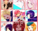 1,000円☆アイコン作成承ります 短期納品、オリジナル・二次創作OK イメージ1