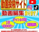 YouTube等、動画編集を行います 動画編集のやり方がわかない！・時間が追われている方必須！ イメージ1