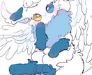 オリキャラのイラスト制作致します デザインはあるけど上手くイラストに出来ない！そんな方にぜひ！ イメージ2