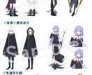 あなただけのイラスト制作いたします ゴシックな雰囲気のあるキャラクターアイコン イメージ3
