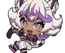 ちみキャラアイコンなどのイラストを作成します 低価格でPOPで可愛いちみキャラアイコンを作成します イメージ1
