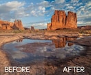 風景から人物まで綺麗な写真への編集をいたします SNSやホームページの写真の編集ができない人へ イメージ1