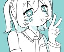 SNSなどのアイコンイラストを描きます かわいい女の子の絵が得意です！修正回数無制限！ イメージ4