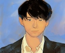 油絵風の似顔絵イラストを描きます あなたの雰囲気を醸し出すイラストを描きます イメージ1