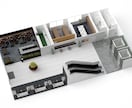3Dの間取り図、フロアマップを制作します 工場やホテル等、様々な用途に！割引実施中！ イメージ8
