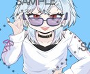 配信や動画のサムネに使えるイラスト描きます オリジナルキャラを持っている方のニーズに答えます イメージ1
