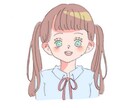 シンプルでかわいいアイコン描きます やわらかな印象を与えるかわいいアイコン！ イメージ1