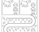 4歳向け知育ドリル作成します 遊びながら楽しく学べる知育ドリル イメージ5