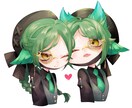 1枚絵、立ち絵制作承ります アイコン、サムネ素材、VTuberなどイラスト全般受付けます イメージ9