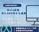 Meta広告を格安でプロが運用します 月3万円以内の低予算OK！低予算でも、プロ品質。 イメージ1