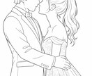 即納】おしゃれな線画イラスト描きます スピード重視で対応させていただきます！ イメージ1