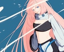 透明感のある女の子イラストをお描きします あなたの「好き」を、透明感のある一枚に。 イメージ3