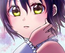 アイコン、ヘッダー、一枚絵等のご依頼を受け付けます アニメ絵柄で生き生きとした表情のキャラクターを描きます イメージ1