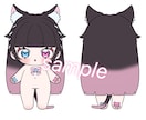 推しぬいのデザイン画を制作します 正面&背面付きでより分かりやすく！ イメージ7