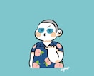 ゆるいデフォルメ似顔絵描きます カラフルでゆるくてかわいい似顔絵を目指します イメージ3