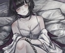 世界観のある個性的なイラストを描きます 可愛いだけじゃ物足りない人へ。クセになる1枚を！ イメージ2
