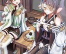 ポップで可愛いキャラクターイラストを制作します 可愛いキャラクターイラストであなたのアカウントを華やかに！ イメージ1