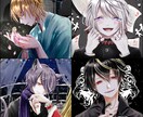挿絵用、観賞用、動画用等の1枚絵を作成します 綺麗め、ダークな感じで可愛くかっこよく描かせていただきます。 イメージ6
