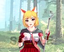 キャラクターイラスト・立ち絵・デザイン制作致します キャラクター立ち絵・イラスト・デザインが必要でしたら イメージ1