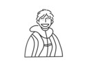 似顔絵付き名刺＊やさしいタッチで印象に残ります 似顔絵付きの名刺で覚えられやすい！ イメージ5