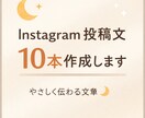 迷わず使えるインスタ投稿文を作成します やさしく伝わる投稿文を作成します！ イメージ1