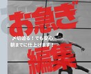 ショートの〆切間に合わない！朝までに2本納品します 【早い者勝ち！】1名様1回のご依頼につき10本まで受け付け イメージ1