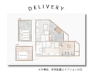 手書きのイラスト間取り図を描きます 民泊の間取り図案内などに◎手書きのイラスト間取り図 イメージ3