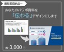 あなたのパワポ資料を「伝わる」デザインにします パワポ資料3枚を綺麗に整えます!原稿だけでOKです! イメージ1