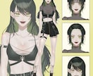 VTuberやIRIAMの立ち絵を制作します 中性的！美しい！かわいい！かっこいい！アナタの理想を形に イメージ2