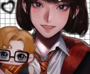 あなただけのオリジナルアイコンを制作します 世界に一つだけのオリジナルアイコンをお描きします！ イメージ3