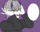 かっこいい線画系完全オーダーイラスト描きます SNS用アイコン、1枚絵対応可能！ イメージ2