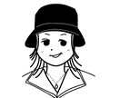 写真からシンプル可愛い似顔絵アイコンを描きます 貴方だけのシンプルかわいいsnsアイコンでブランディングを！ イメージ2