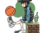 あなたをキャラクター化「似形絵」描きます プロフ画に使えるシンプルな似顔絵ならぬ「似形絵」を描きます！ イメージ1