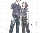 暖かいタッチでウエディングイラストお描きします 前撮りや挙式のお写真を記念にイラスト化しませんか？ イメージ9