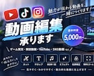 動画編集承ります YouTube、インスタ等の動画編集お任せください。 イメージ1