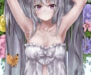 萌え系のイラスト描きます 自分のイラスト　キャス画など欲しい方に！！ イメージ3