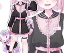 可愛いV制作！パーツ分け絵制作&三面図制作します 実績多数のイラストレーターがVデビューを徹底サポート！ イメージ5