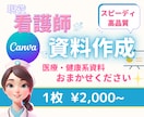 看護師がCanvaキャンバで医療系資料を作成します 見やすく伝わる◎高クオリティ◎優しい雰囲気 イメージ1